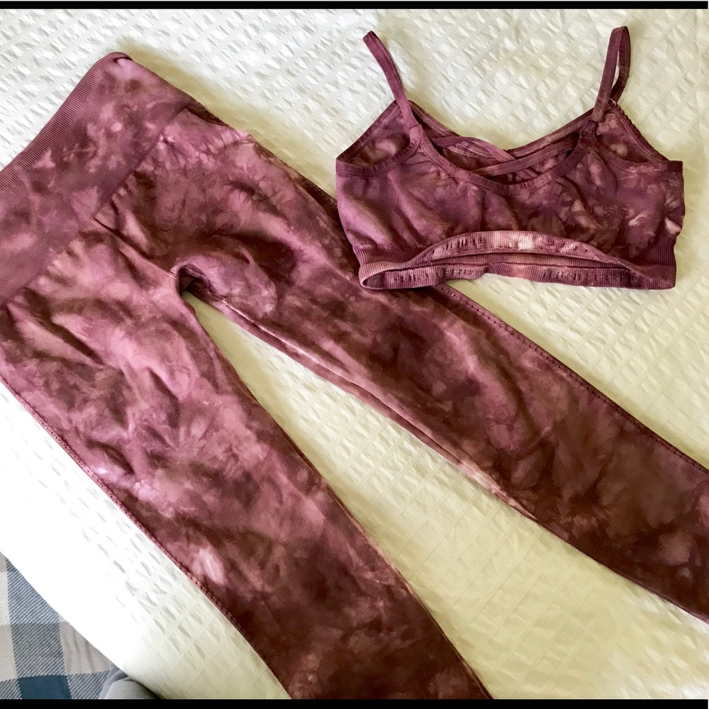 Free People athletic pants & sport bralette